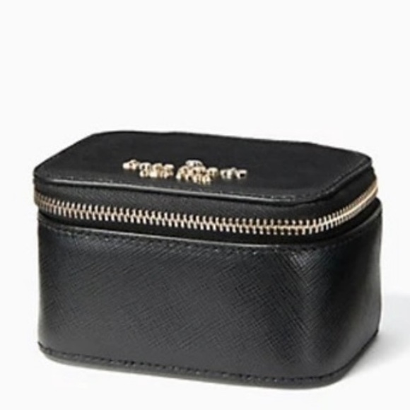 ⚡️NWT Kate Spade Staci Jewelry Holder, Black with Gold Tone Hardware - Picture 16 of 16